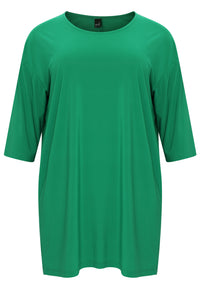Tunic wide straight DOLCE - green - #4