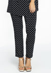 Pencil trousers POLKADOT - black