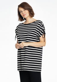 Tunic shoulder strings BRETON - black - #2
