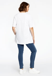 Tunic flare short sleeves BUBLÉ - white - #3