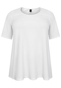 Tunic flare short sleeves BUBLÉ - white - #4