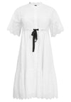 Dress broderie anglaise - white - #4