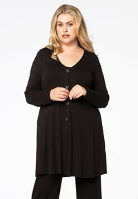 Cardigan wide bottom VI/EA - black - #1