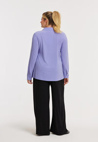 Blouse short A-line DOLCE - light purple - #3