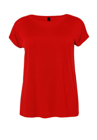 T-shirt cap sleeves DOLCE - red - #3