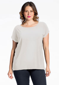 T-shirt cap sleeves DOLCE - ecru - #2