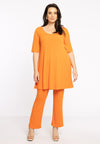 Tunic wide bottom DOLCE - orange - #2