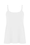 Singlet spaghetti A-line VISCOSE - white - #4