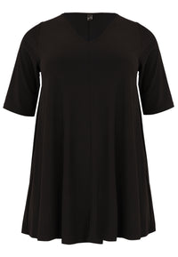 Tunic Swing short sleeve DOLCE - black - #4