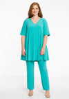 Tuniek swing short sleeve dolce - Turquoise