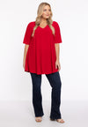 Tuniek swing short sleeve dolce - Rood