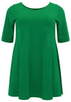 Tunic wide bottom COTTON - green - #3
