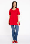 Tuniek flare cotton - Rood