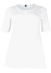 Tunic flare fit COTTON - white - #4