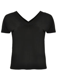 T-shirt v-neck DOLCE - black - #3