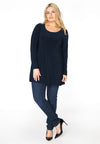 Tuniek lange mouwen flare dolce - blauw