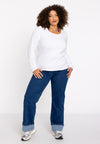 Tunic tight fit COTTON - white