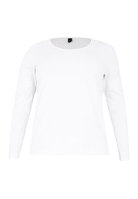 Tunic tight fit COTTON - white - #4