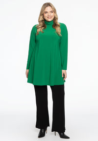Tunic with col wide bottom - green - #2
