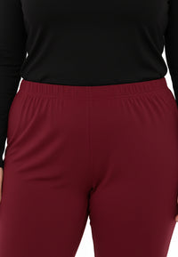 Trousers bootleg DOLCE - dark red - #2