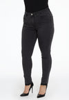 Ripped bottom jeans - grey