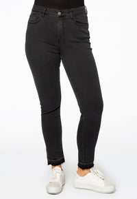 Ripped bottom jeans - grey - #2