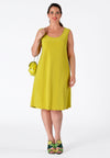 Dress sleeveless wide DOLCE - light green