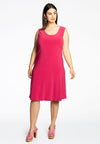 Dress sleeveless wide DOLCE - pink