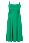 Dress spaghetti elastic waist DOLCE - green - #3