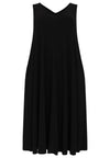Dress sleeveless A-line DOLCE - black - #3