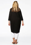 Midi dress pockets COTTON - black - #3