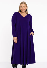 Dress Swing long sleeve DOLCE - purple - #1