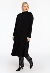 Dress mid calf turtleneck DOLCE - black - #2