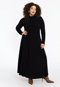 Dress full length turtleneck DOLCE - black - #2