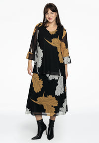 Skirt FLOWER - black - #1