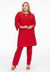 Tuniek met kralen dolce - Rood
