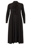 Blouse dress A-line Frilled DOLCE - black - #4