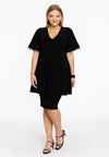 Tunic wide bottom party DOLCE - black
