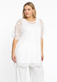 Shirt Tee LACE - ecru - #2