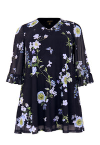 Tunic wide bottom BLUETT - black - #4