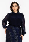 Blouse onda - blauw