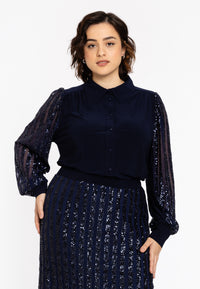 Blouse ONDA - blue - #1