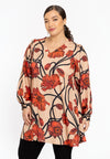 Tuniek wide bottom papavero - Rood