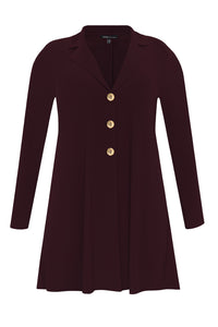 Blazer A-line R-DOLCE - dark red - #3