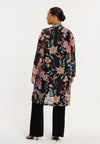 Cardigan ORIENTAL FLOWER - black - #3