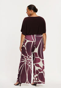 T-shirt V-neck R DOLCE - dark red - #3