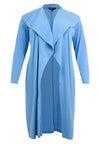Cardigan draped shawl DOLCE - blue - #4