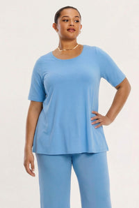 Shirt A-line Bl.L. DOLCE - blue - #1