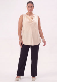 Singlet waterfall SATIN - pink - #2