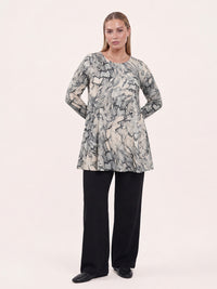 Tunic wide bottom VIPERINE - ecru - #2